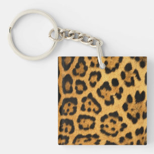 Jaguar Fur Print Key Ring