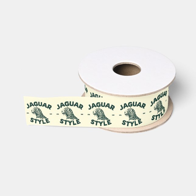 Jaguar Grosgrain Ribbon (Spool)