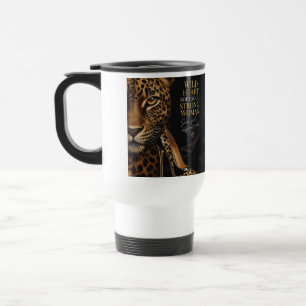 Jaguar & High Heel Luxury Woman Design Travel Mug