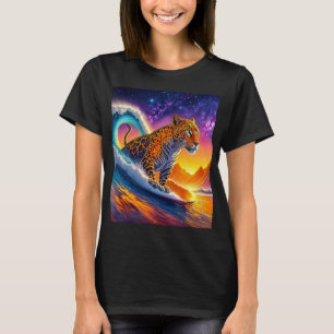 Jaguar In The Curl Design By Rich AMeN Gill T-Shirt