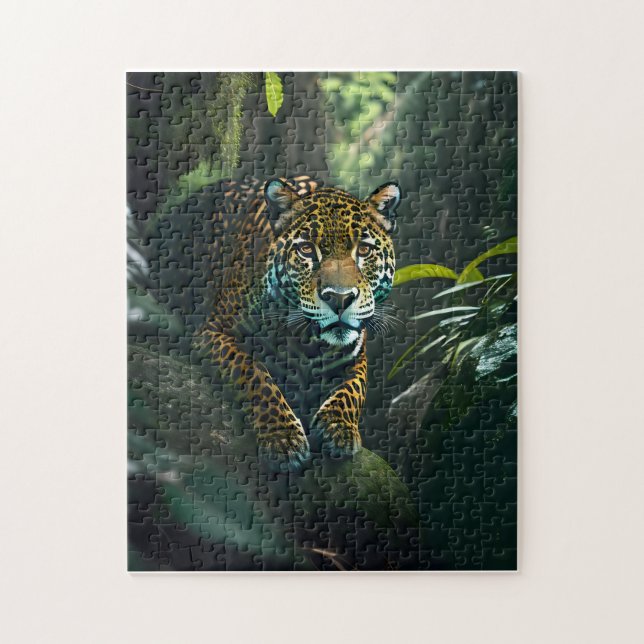 Jaguar in the Jungle Jigsaw Puzzle (Vertical)