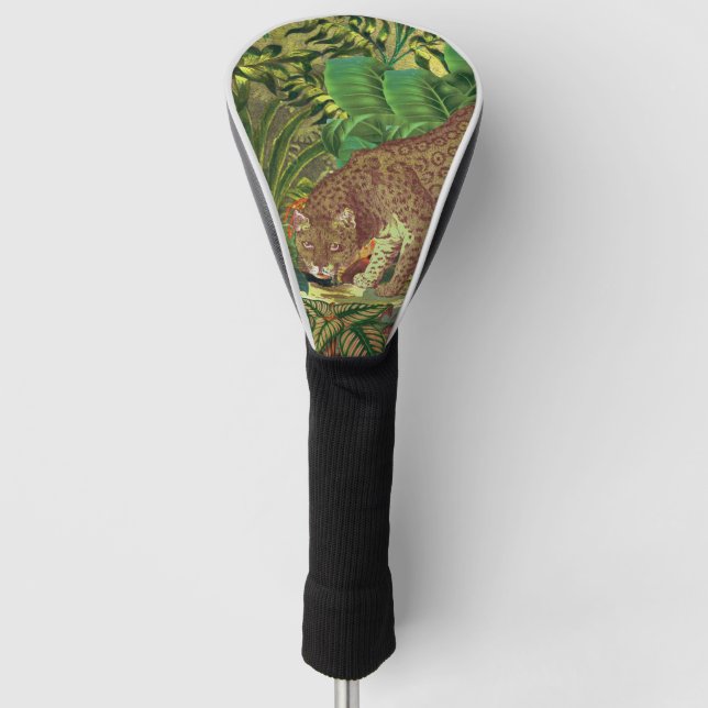 Jaguar In The Jungle Series #4 - Gulaga Golf Head Cover (Front)