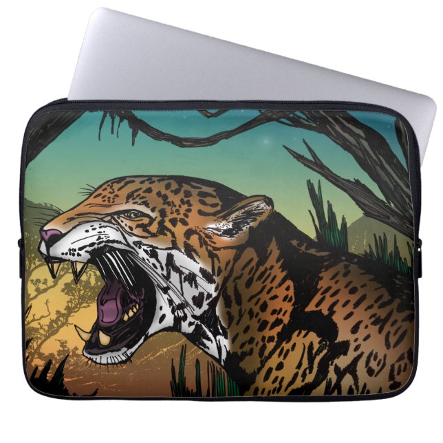 Jaguar Laptop Sleeve (Front)