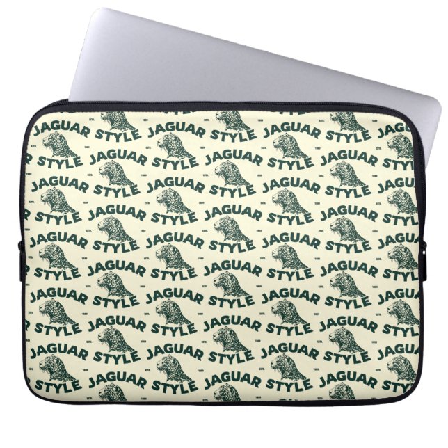 Jaguar Laptop Sleeve (Front)