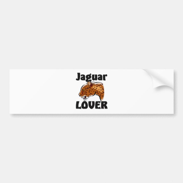Jaguar Lover Bumper Sticker (Front)