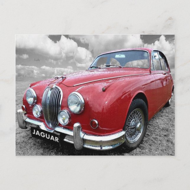 Jaguar Mark 2 Postcard (Front)