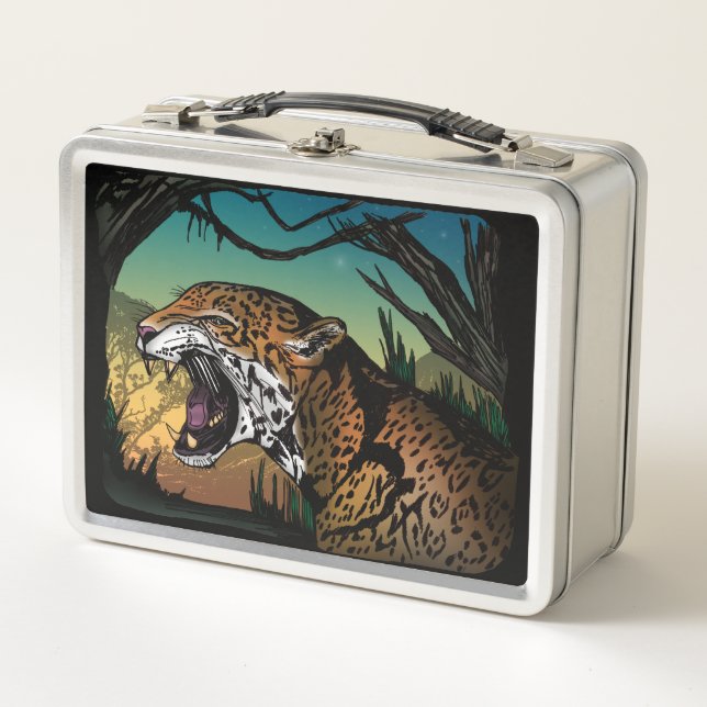 Jaguar  metal lunch box (Front)