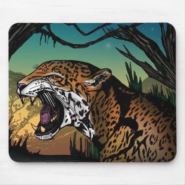 Jaguar Mouse Mat (Front)