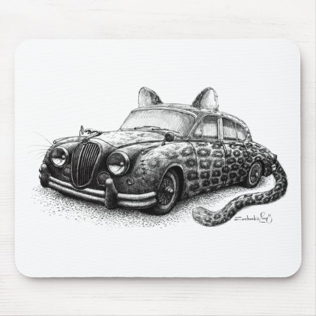 Jaguar Mouse Mat (Front)