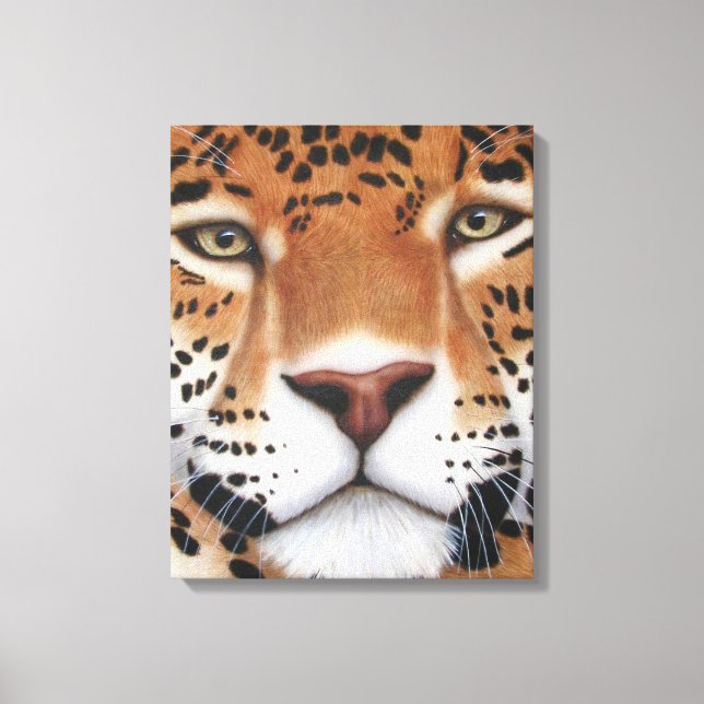 Jaguar Painting Canvas Print (Front)