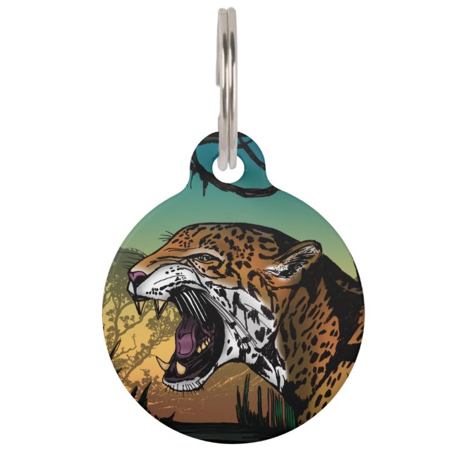 Jaguar Pet Tag (Back)