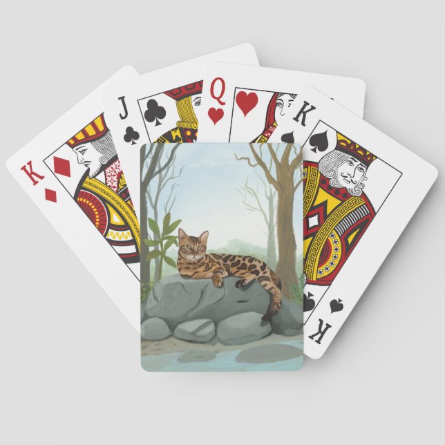 Jaguar playing cards (Back)