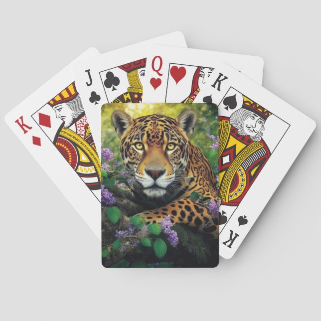 Jaguar  playing cards (Back)