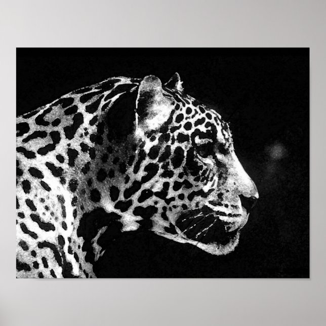 Jaguar Pop Art Poster (Front)