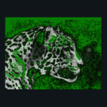 Jaguar Pop Art Poster Print - Jaguar Posters<br><div class="desc">Jaguar Portrait Posters - Pop Art Jaguar Image - Big Wild Cats Prints - The Head of the Jaguar - Face of Jaguar</div>