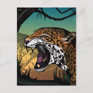 Jaguar  postcard