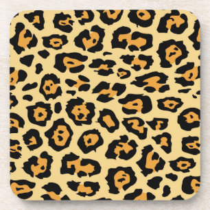 jaguar print coaster