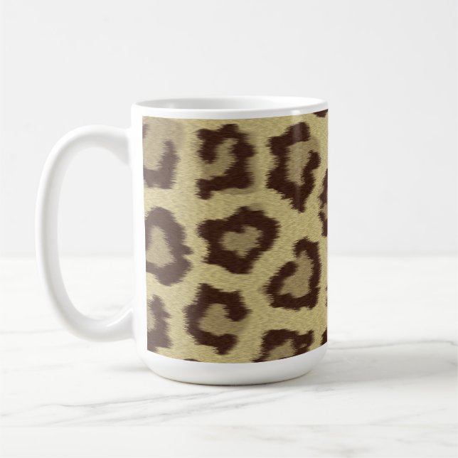 Jaguar Print Coffee Mug (Left)