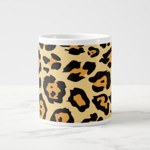 jaguar print coffee mug