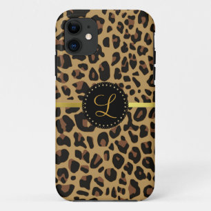 Jaguar Print Monogram iPhone 5 Case