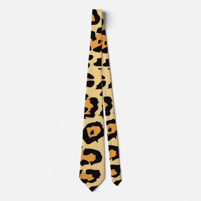 jaguar print tie (Front)