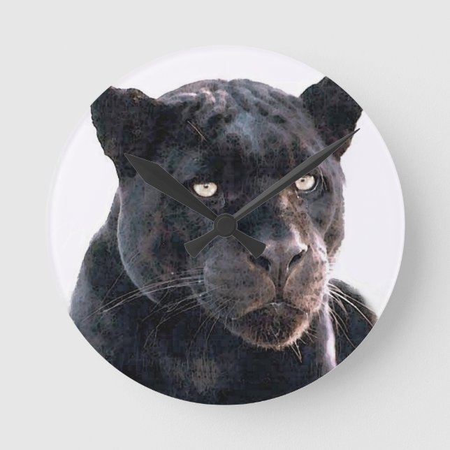 Jaguar Round Clock (Front)