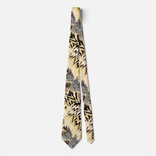 Jaguar skin, snakes, African, exotic Tie (Front)