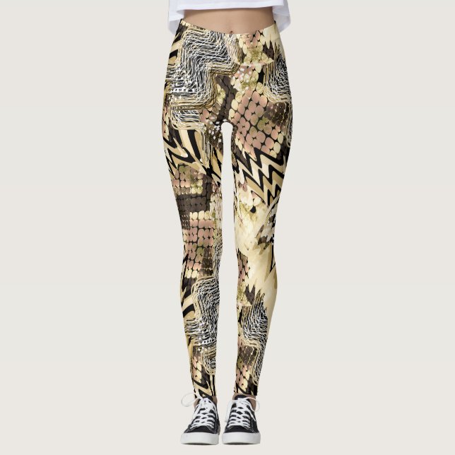 Jaguar skin, snakes leggings (Front)