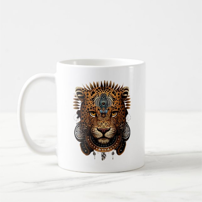 Jaguar Spirit Animal Mug (Left)