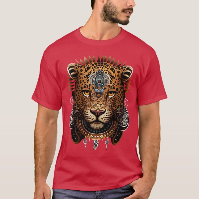 Jaguar Spirit Animal T-Shirt (Front)