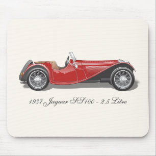 Jaguar SS100 Mousepad
