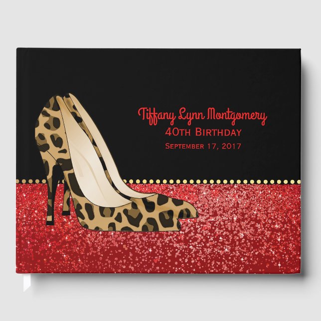 Jaguar Stilletos Event Guest Book (Front)