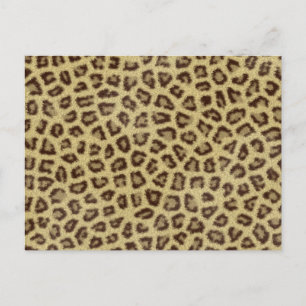 Jaguar texture 2 postcard