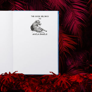 Jaguar This book belongs to Self-inking Stamp