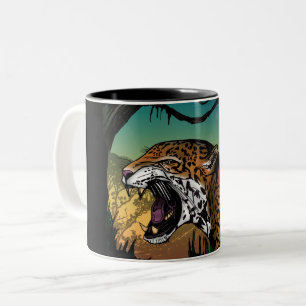 Jaguar Two-Tone Coffee Mug