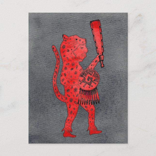 Jaguar Warrior Postcard (Front)