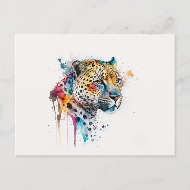 Jaguar Watercolor                                  Postcard (Front)