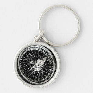 Jaguar Wheel Key Ring