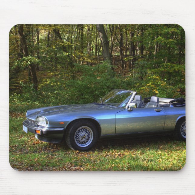 Jaguar XJS V12 Cabriolet Mouse Mat (Front)