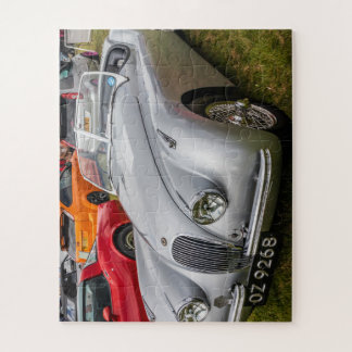Jaguar XK120 convertible sports car Jigsaw Puzzle