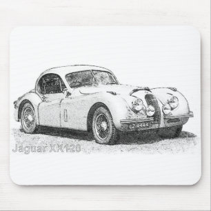 Jaguar XK120 Mouse Mat
