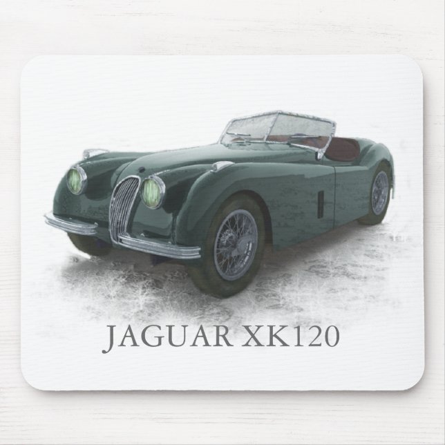 JAGUAR XK120 MOUSE MAT (Front)