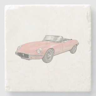 Jaguar XKE 1972 Stone Coaster