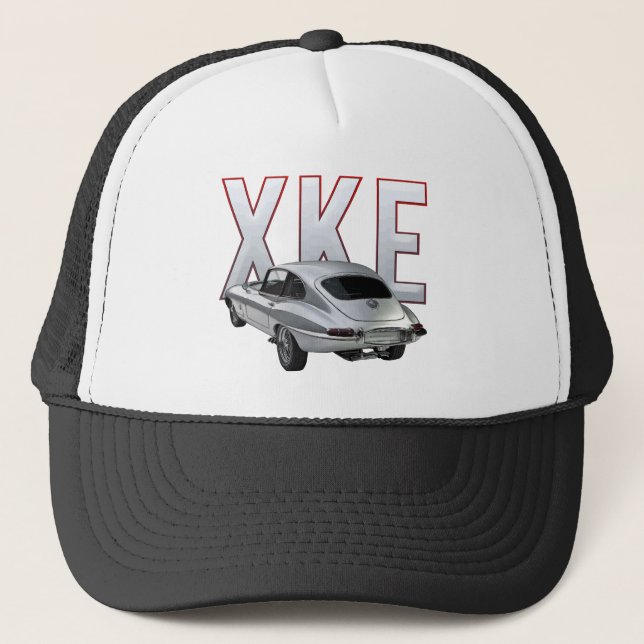 Jaguar XKE coupe Trucker Hat (Front)