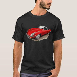 Jaguar XKE Red Car T-Shirt