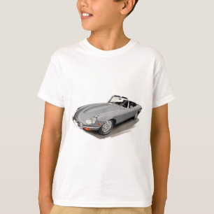 Jaguar XKE Silver Car T-Shirt