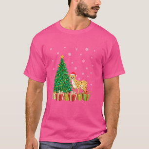 Jaguar Xmas Tree Lighting Santa Hat Jaguar Christm T-Shirt