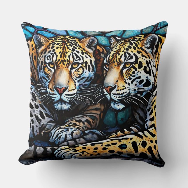 Jaguars art cushion (Front)