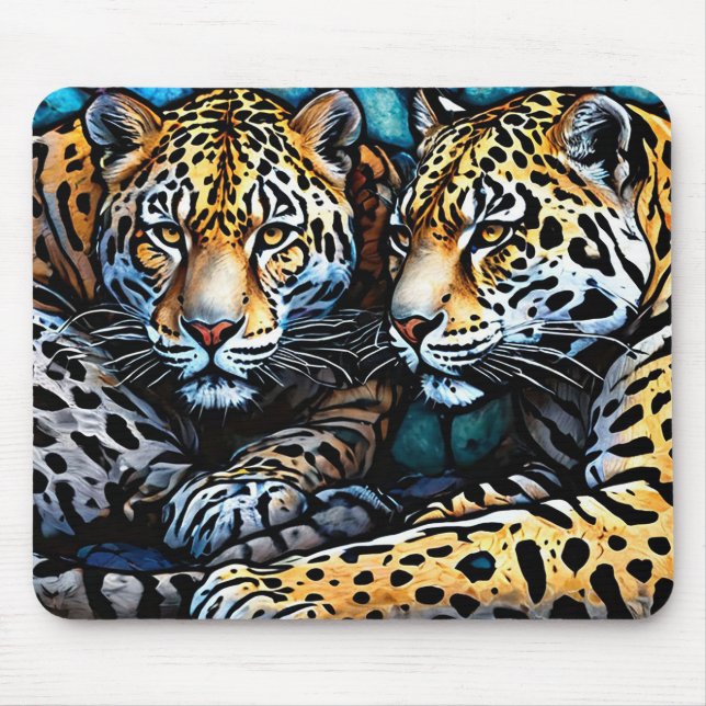 Jaguars art mouse mat (Front)