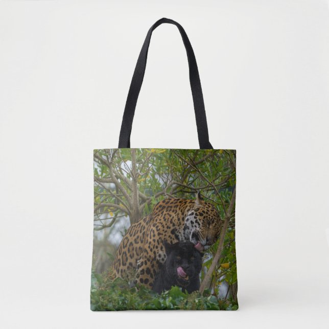 Jaguars In Love Tote Bag (Front)